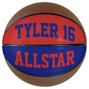 Ballon De Basket Allstar Crimson et Blue