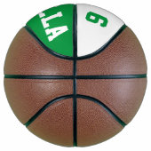 Ballon De Basket Allstar Green White (Droite)