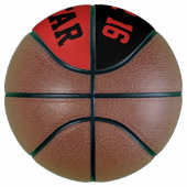 Ballon De Basket Allstar Rouge et Noir (Droite)