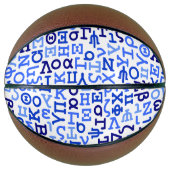 Ballon De Basket alphabet grec (Devant)