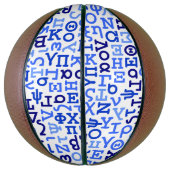Ballon De Basket alphabet grec (Vertical)