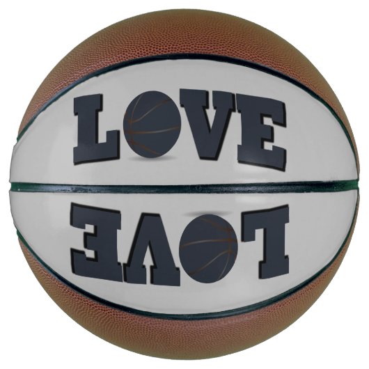 Ballon De Basket Amour jeu de basket avec balle bleue (Devant)