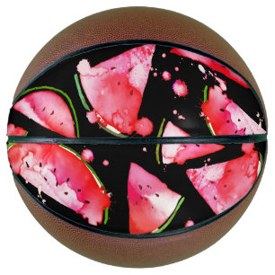 Ballon De Basket Aquarelle 2