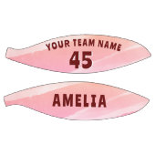 Ballon De Basket Aquarelle Abstraite moderne Nom de l'équipe Panier (Panneaux)