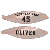 Ballon De Basket Aquarelle Abstraite moderne Numéro de l'équipe (Panneaux)