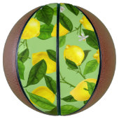 Ballon De Basket Aquarelle Citron 3 (Vertical)