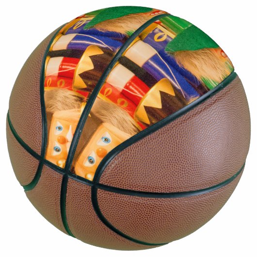 Ballon De Basket Armée des Noirs de Noël (Incliné)