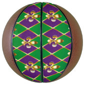 Ballon De Basket Arrière - plan de bijoux Mardi Gras (Vertical)