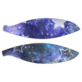 Ballon De Basket Arrière - plan spatial avec étoiles (Panneaux)