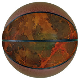 Ballon De Basket Automne profond Terre riche automne Abstrait