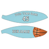 Ballon De Basket Basket-ball bleu personnalisé avec numéro de nom d (Panneaux)