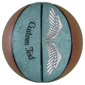 Ballon De Basket Basket-ball Blue Grey (Vertical)