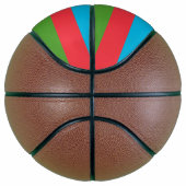 Ballon De Basket Basket-ball complet avec drapeau d'Azerbaïdjan (Droite)