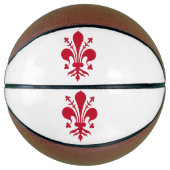 Ballon De Basket Basket-ball complet avec drapeau de Florence (Devant)