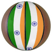 Ballon De Basket Basket-ball complet avec drapeau de l'Inde (Vertical)