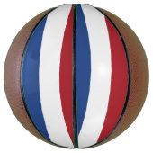Ballon De Basket Basket-ball complet avec drapeau de Pays-Bas (Vertical)