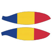 Ballon De Basket Basket-ball complet avec Drapeau de Roumanie (Panneaux)