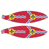 Ballon De Basket Basket-ball complet avec drapeau de Saint-Louis (Panneaux)