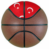 Ballon De Basket Basket-ball complet avec Drapeau de Turquie (Droite)