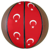 Ballon De Basket Basket-ball complet avec Drapeau de Turquie (Vertical)