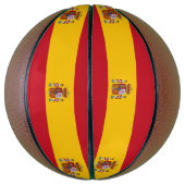 Ballon De Basket Basket-ball complet avec drapeau d'Espagne (Vertical)