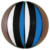 Ballon De Basket Basket-ball complet avec drapeau d'Estonie (Vertical)