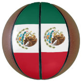 Ballon De Basket Basket-ball complet avec drapeau du Mexique (Vertical)