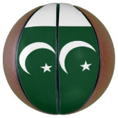 Ballon De Basket Basket-ball complet avec drapeau du Pakistan (Vertical)
