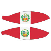 Ballon De Basket Basket-ball complet avec drapeau du Pérou (Panneaux)