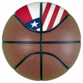 Ballon De Basket Basket-ball complet avec drapeau du Texas (Droite)