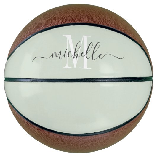 Ballon De Basket Basket-ball de script monogramme pour fille person (Devant)