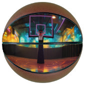 Ballon De Basket Basket-ball dynamique (Devant)