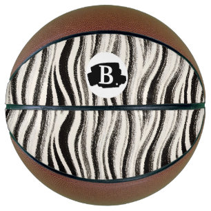 Ballon De Basket Basket-ball en bande Zebra personnalisé