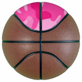 Ballon De Basket Basket-ball en camo rose (Droite)