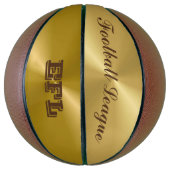Ballon De Basket Basket-ball Gold Metallic Look (Vertical)