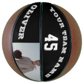 Ballon De Basket Basket-ball moderne avec nom d'équipe Photo (Vertical)