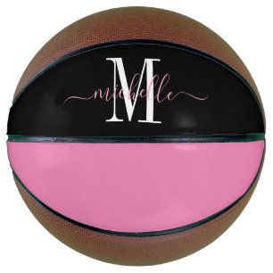 Ballon De Basket Basket-ball monogramme pour fille personnalisée