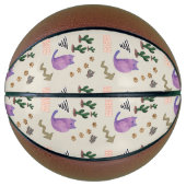 Ballon De Basket Basket-ball poisson cactus pattes Meow (Devant)