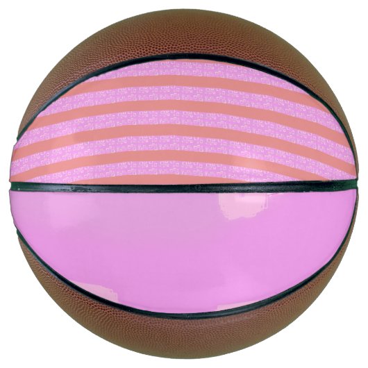 Ballon De Basket Basket-ball rose (Devant)