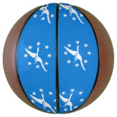 Ballon De Basket Basket complet avec drapeau de Corpus Christi (Vertical)