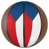 Ballon De Basket Basket complet avec Drapeau de Czechia (Vertical)