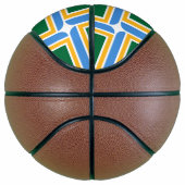 Ballon De Basket Basket complet avec Drapeau de Portland, États-Uni (Droite)