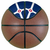 Ballon De Basket Basket complet avec Drapeau d'Indianapolis, États- (Droite)