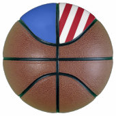Ballon De Basket Basket complet avec Drapeau du Minnesota USA (Droite)