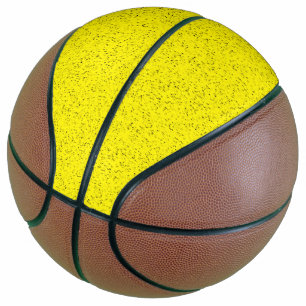 Ballon De Basket Basket Confetti Jaune