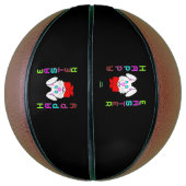 Ballon De Basket Basket de lapin de Pâques (Vertical)