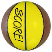 Ballon De Basket Basket jaune (Vertical)