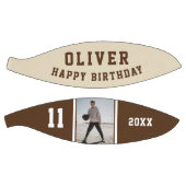 Ballon De Basket Basket photo moderne Joyeux Anniversaire (Panneaux)