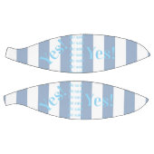 Ballon De Basket Basketball Blue & White Stripe He said Yes! (Panneaux)