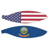 Ballon De Basket Basketball complet avec Drapeau de l'Idaho, États- (Panneaux)